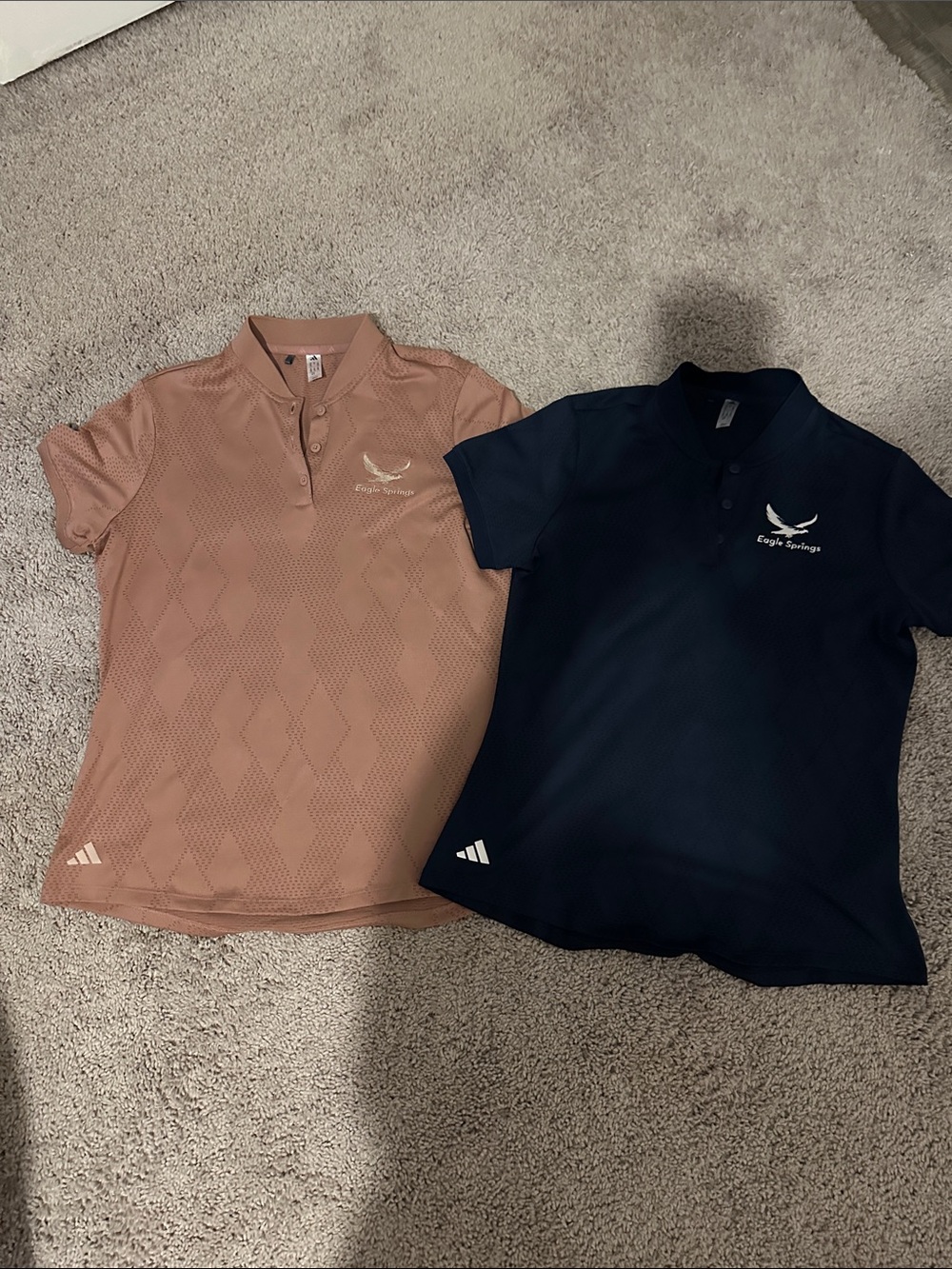 adidas  Shirt in Blush and Navy